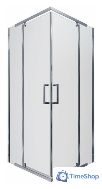 Душевой уголок Triton Каппа Хром А1 90х90 без поддона (прозрачное стекло) - Изображение №1 — Интернет-магазин Time-Shop