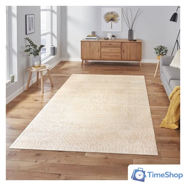 Ковер для жилой комнаты Felis Carpet Palmera 0337A-KREM (1.4x2) - Изображение №4 — Интернет-магазин Time-Shop