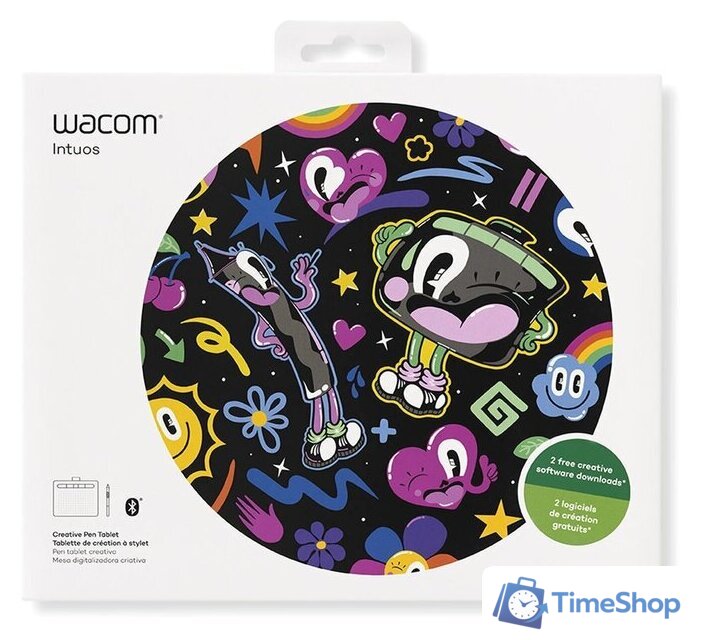 Графический планшет Wacom Intuos CTL-4100WL (черный, маленький размер) - Изображение №7 — Интернет-магазин Time-Shop