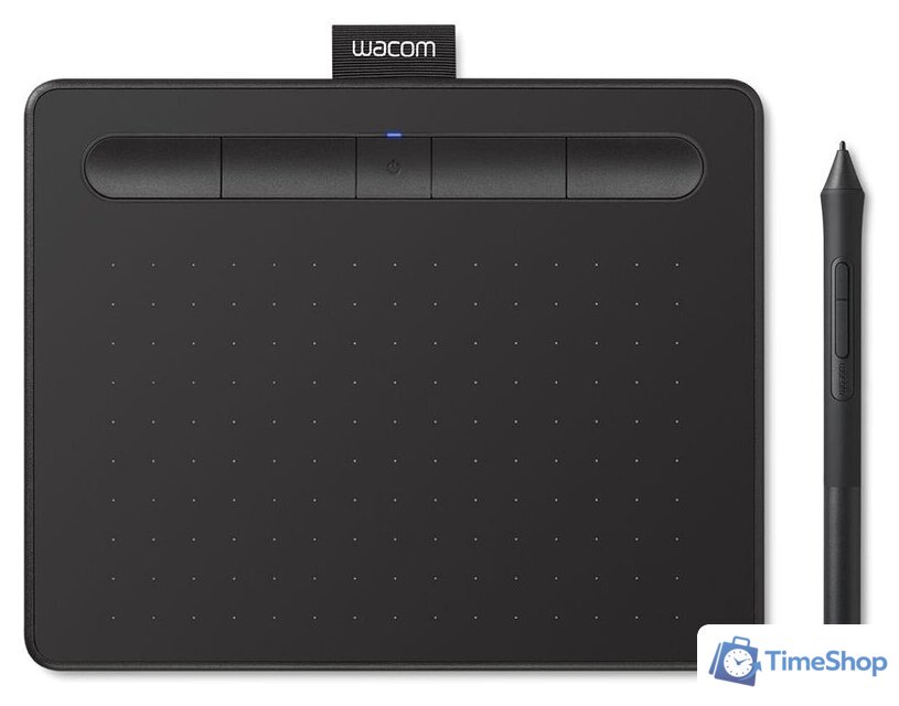 Графический планшет Wacom Intuos CTL-4100WL (черный, маленький размер) - Изображение №1 — Интернет-магазин Time-Shop