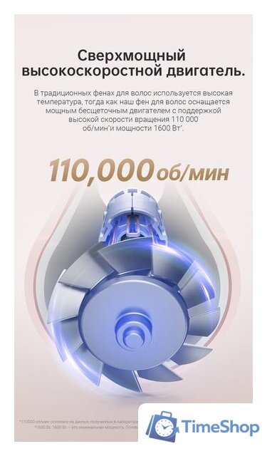 Фен Dreame Hairdryer Gleam Pink AHD12A (розовый) - Изображение №12 — Интернет-магазин Time-Shop