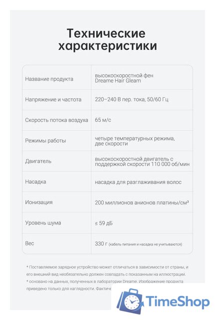 Фен Dreame Hairdryer Gleam Pink AHD12A (розовый) - Изображение №25 — Интернет-магазин Time-Shop