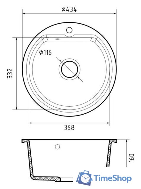 Кухонная мойка Reflexion Start RX0844WH - Изображение №7 — Интернет-магазин Time-Shop