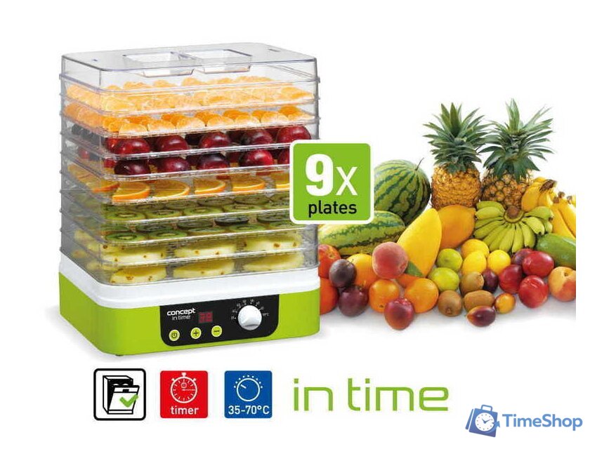Сушилка для овощей и фруктов Concept SO1060 - Изображение №3 — Интернет-магазин Time-Shop