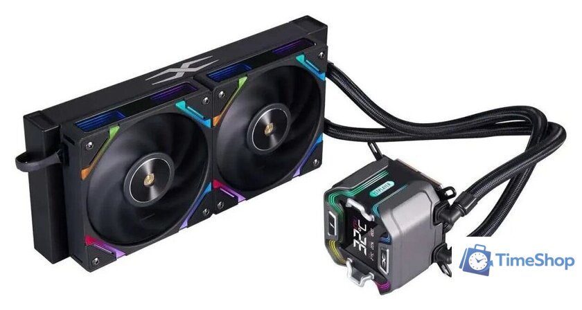 Система жидкостного охлаждения для процессора 1stPlayer X-240E (черный) - Изображение №2 — Интернет-магазин Time-Shop