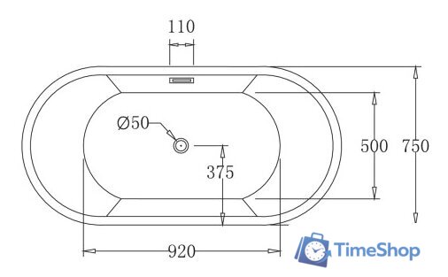 Ванна BelBagno BB70 150x75 - Изображение №3 — Интернет-магазин Time-Shop