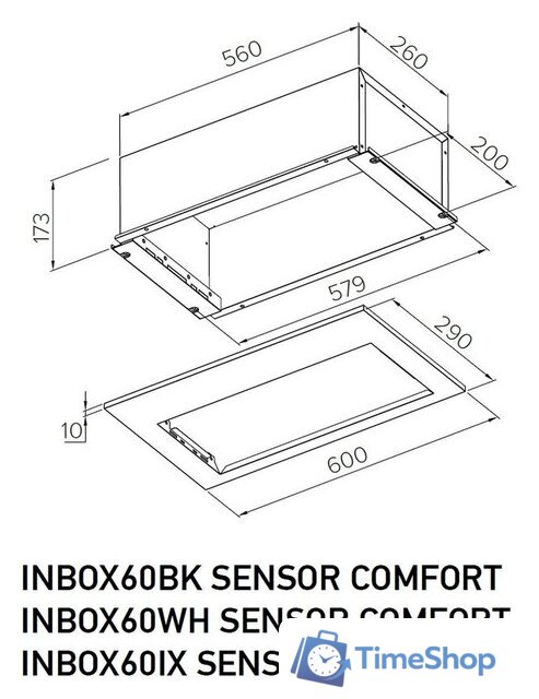 Кухонная вытяжка Meferi INBOX60IX Sensor Comfort - Изображение №14 — Интернет-магазин Time-Shop