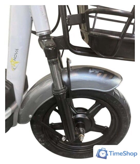 Электроскутер NOVA EC02 (серый, без цепи) - Изображение №8 — Интернет-магазин Time-Shop