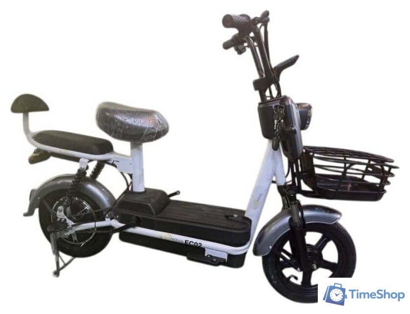 Электроскутер NOVA EC02 (серый, без цепи) - Изображение №3 — Интернет-магазин Time-Shop