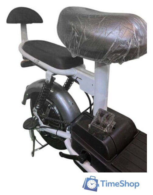 Электроскутер NOVA EC02 (серый, без цепи) - Изображение №6 — Интернет-магазин Time-Shop