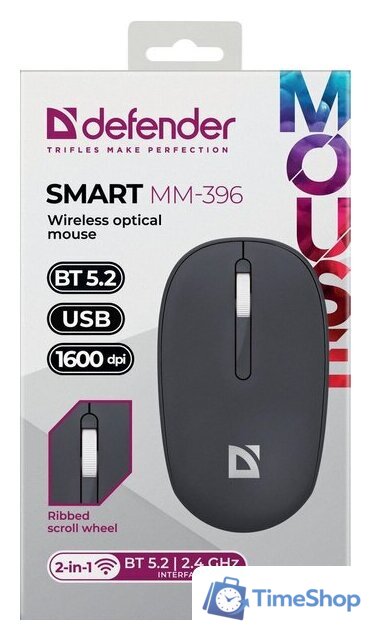 Мышь Defender Smart MM-396 (черный) - Изображение №6 — Интернет-магазин Time-Shop