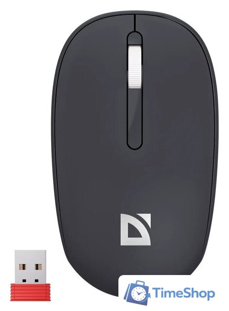 Мышь Defender Smart MM-396 (черный) - Изображение №2 — Интернет-магазин Time-Shop