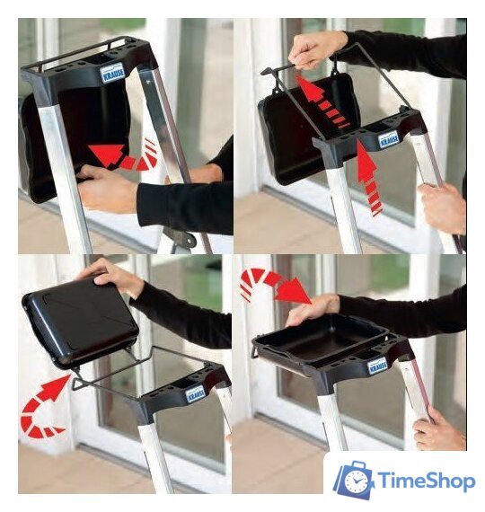 Лестница-стремянка Krause Secury 4 [126528] - Изображение №5 — Интернет-магазин Time-Shop