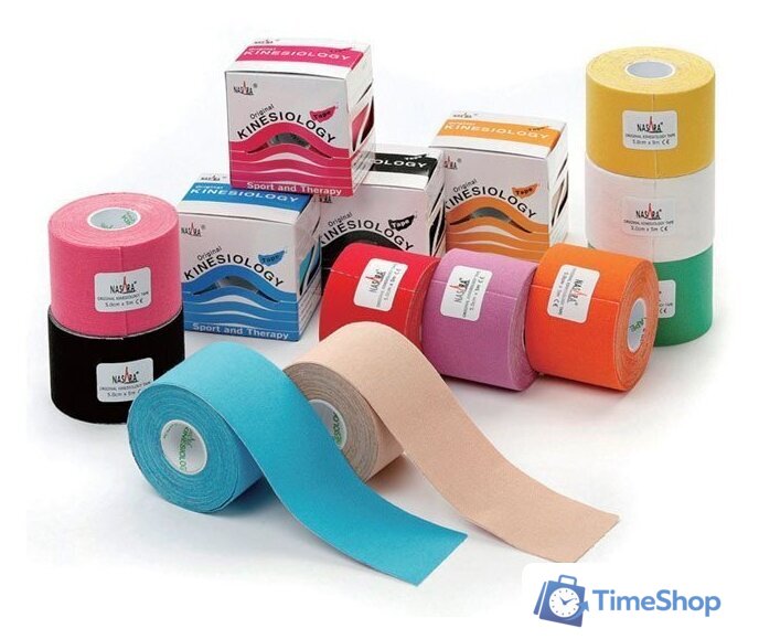 Тейп Nasara Kinesiology Tape NR81470 (бежевый) - Изображение №3 — Интернет-магазин Time-Shop