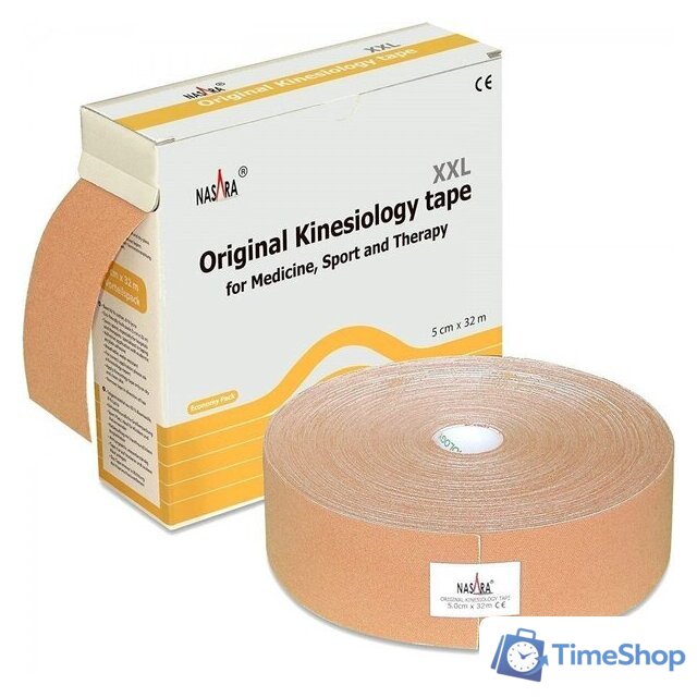 Тейп Nasara Kinesiology Tape NR81470 (бежевый) - Изображение №2 — Интернет-магазин Time-Shop