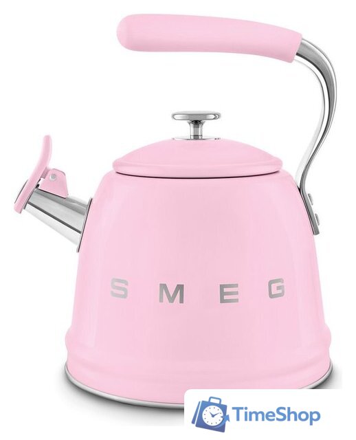 Чайник со свистком Smeg WKF01PK - Изображение №2 — Интернет-магазин Time-Shop