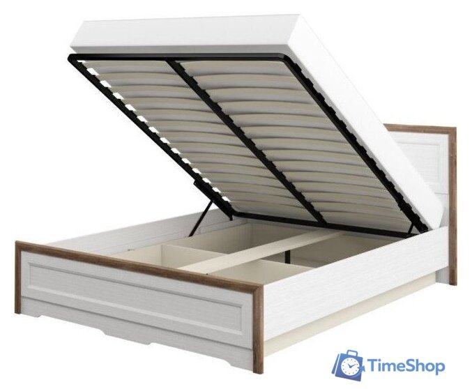 Кровать Мебель Неман Тиволи МН-035-25 (белый структурный/дуб стирлинг) - Изображение №2 — Интернет-магазин Time-Shop