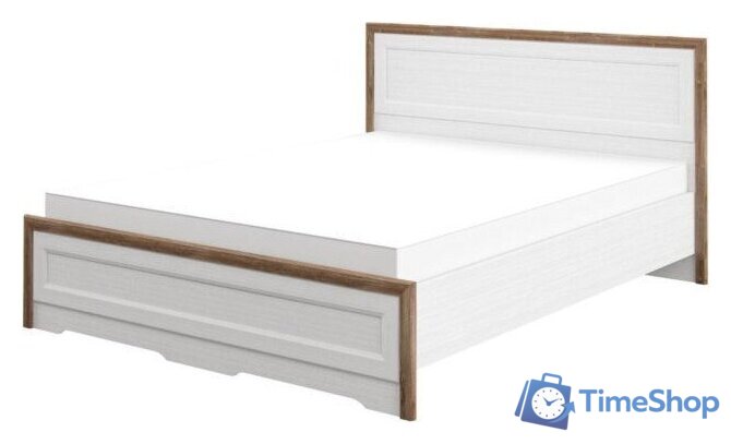 Кровать Мебель Неман Тиволи МН-035-25 (белый структурный/дуб стирлинг) - Изображение №1 — Интернет-магазин Time-Shop