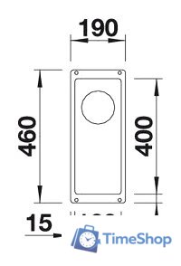 Кухонная мойка Blanco Subline 160-U 525981 (черный) - Изображение №2 — Интернет-магазин Time-Shop
