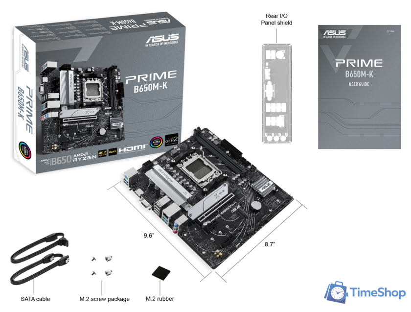 Материнская плата ASUS Prime B650M-K - Изображение №6 — Интернет-магазин Time-Shop