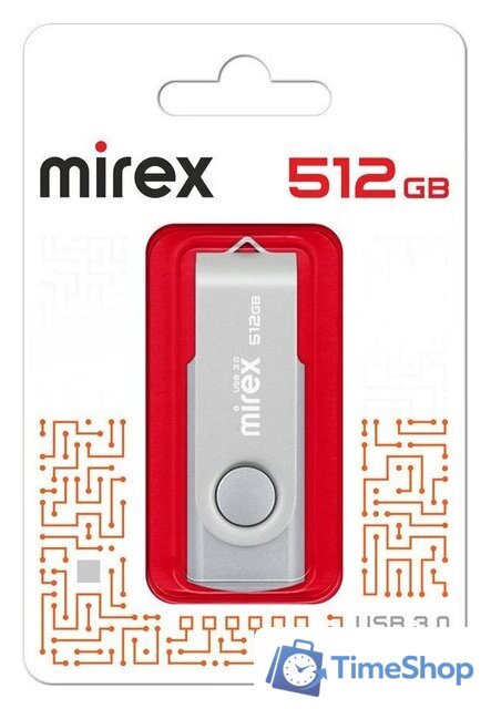 USB Flash Mirex Color Blade Swivel 3.0 512GB 13600-FM3SS512 - Изображение №1 — Интернет-магазин Time-Shop