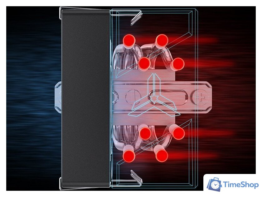 Кулер для процессора Jonsbo CR-1400 V2 Color (черный) - Изображение №8 — Интернет-магазин Time-Shop