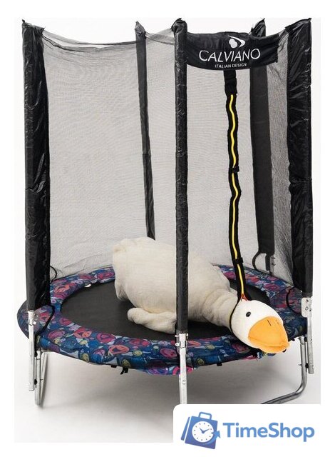 Батут Calviano Smile 140 см-4.5FT с внешней сеткой складной - Изображение №5 — Интернет-магазин Time-Shop