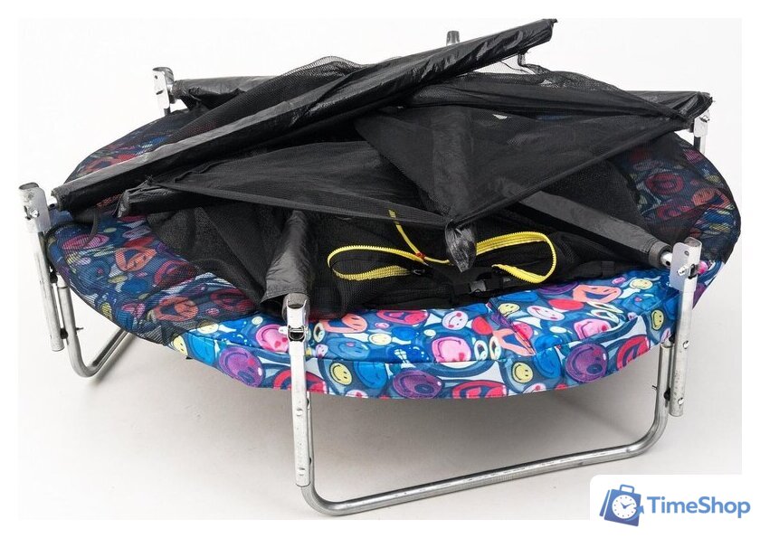 Батут Calviano Smile 140 см-4.5FT с внешней сеткой складной - Изображение №6 — Интернет-магазин Time-Shop