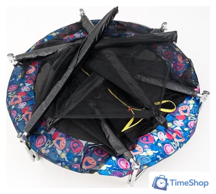 Батут Calviano Smile 140 см-4.5FT с внешней сеткой складной - Изображение №8 — Интернет-магазин Time-Shop