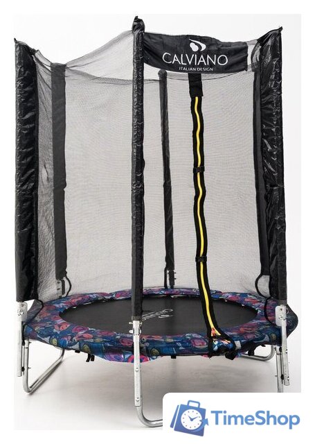 Батут Calviano Smile 140 см-4.5FT с внешней сеткой складной - Изображение №4 — Интернет-магазин Time-Shop
