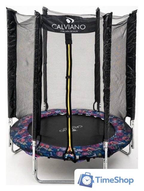 Батут Calviano Smile 140 см-4.5FT с внешней сеткой складной - Изображение №3 — Интернет-магазин Time-Shop