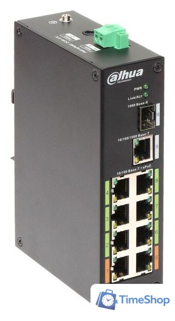 Неуправляемый коммутатор Dahua DH-LR2110-8ET-120 - Изображение №1 — Интернет-магазин Time-Shop