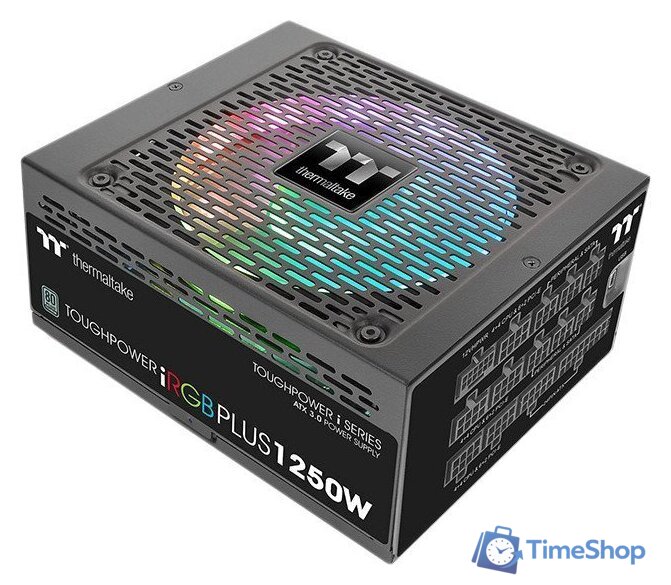 Блок питания Thermaltake Toughpower iRGB Plus 1250W Titanium TT Premium Edition PS-TPI-1250F3FDTE-1 - Изображение №1 — Интернет-магазин Time-Shop