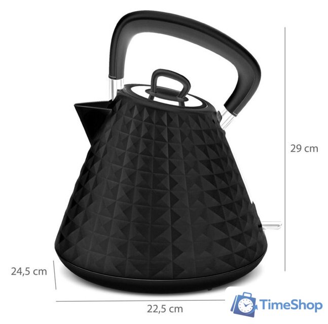 Электрический чайник Eldom C275 Nelo (черный) - Изображение №3 — Интернет-магазин Time-Shop