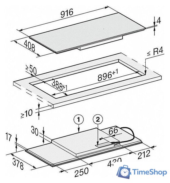 Варочная панель Miele KM 7684 FL - Изображение №4 — Интернет-магазин Time-Shop