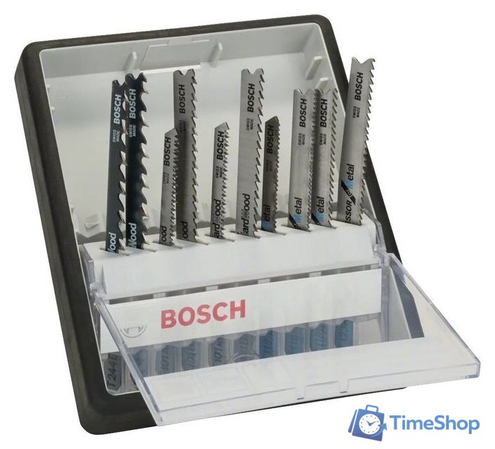 Набор пильных полотен Bosch Robust Line 2607010542 (10 шт) - Изображение №2 — Интернет-магазин Time-Shop