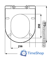 Сиденье для унитаза Laufen Pro 8989650000001 - Изображение №5 — Интернет-магазин Time-Shop