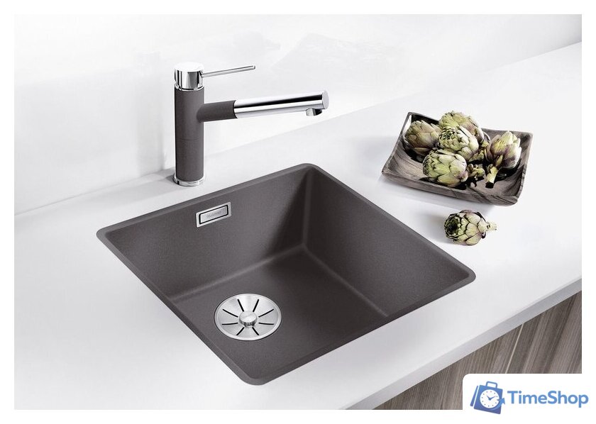 Кухонная мойка Blanco Subline 400-F 527165 (мягкий белый) - Изображение №2 — Интернет-магазин Time-Shop