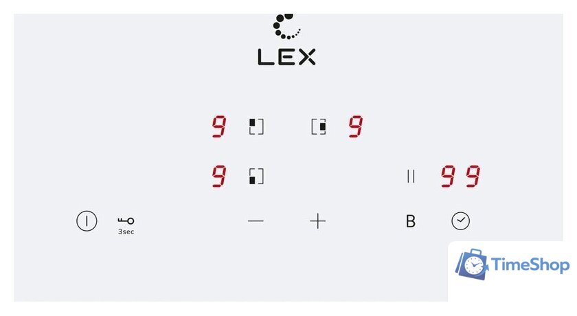 Варочная панель LEX EVI 430A WH - Изображение №3 — Интернет-магазин Time-Shop