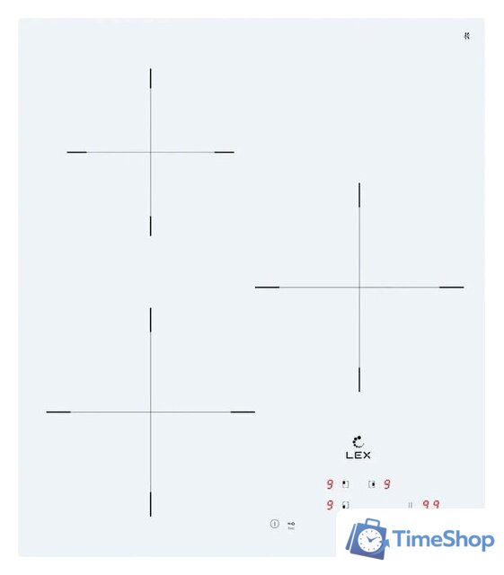 Варочная панель LEX EVI 430A WH - Изображение №1 — Интернет-магазин Time-Shop