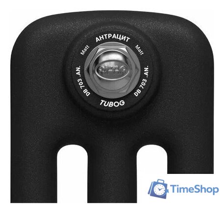 Стальной трубчатый радиатор Rifar Tubog 2180-09-D1 (нижнее подключение, антрацит) - Изображение №6 — Интернет-магазин Time-Shop