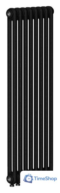 Стальной трубчатый радиатор Rifar Tubog 2180-09-D1 (нижнее подключение, антрацит) - Изображение №2 — Интернет-магазин Time-Shop