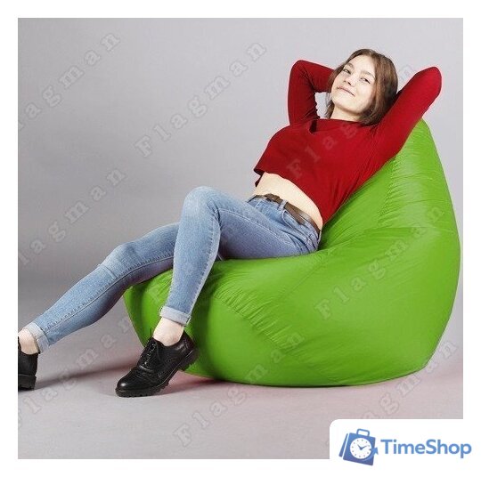 Кресло-мешок Flagman Груша Макси Г2.2-02 (салатовый) - Изображение №13 — Интернет-магазин Time-Shop