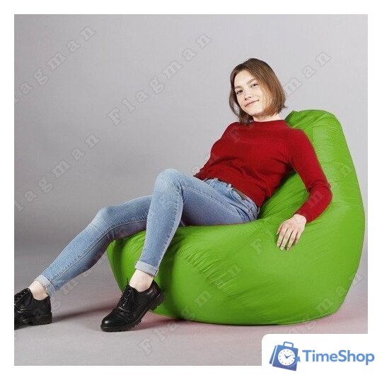 Кресло-мешок Flagman Груша Макси Г2.2-02 (салатовый) - Изображение №12 — Интернет-магазин Time-Shop