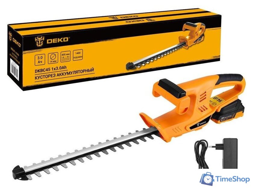 Кусторез Deko DKBC45 065-1252 (с 1-им АКБ) - Изображение №1 — Интернет-магазин Time-Shop