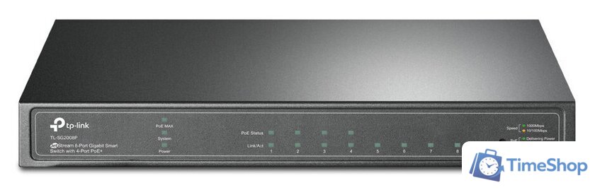 Настраиваемый коммутатор TP-Link TL-SG2008P V3 - Изображение №1 — Интернет-магазин Time-Shop