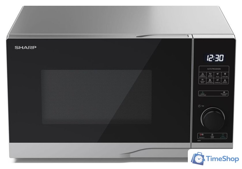 Микроволновая печь Sharp YC-PS234AE-S - Изображение №3 — Интернет-магазин Time-Shop