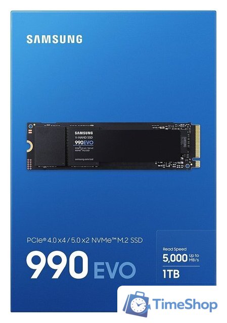SSD Samsung 990 Evo 1TB MZ-V9E1T0BW - Изображение №5 — Интернет-магазин Time-Shop