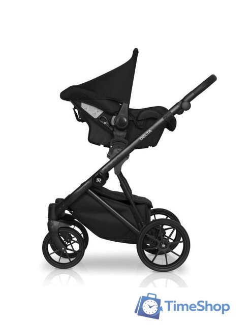 Универсальная коляска Riko Basic Delta Ecco (3 в 1, 15/black) - Изображение №8 — Интернет-магазин Time-Shop