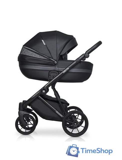 Универсальная коляска Riko Basic Delta Ecco (3 в 1, 15/black) - Изображение №6 — Интернет-магазин Time-Shop